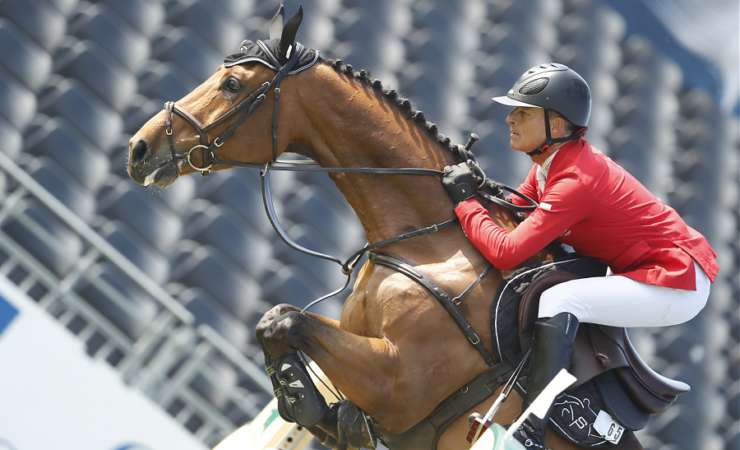 GCT Chantilly: Leonard and Cortney-Cox in form